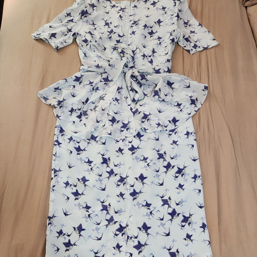 Project D Bluebird Peplum Dress ASO Pippa Middleton - Picture 6 of 8